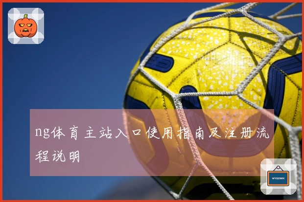 ng体育主站入口使用指南及注册流程说明